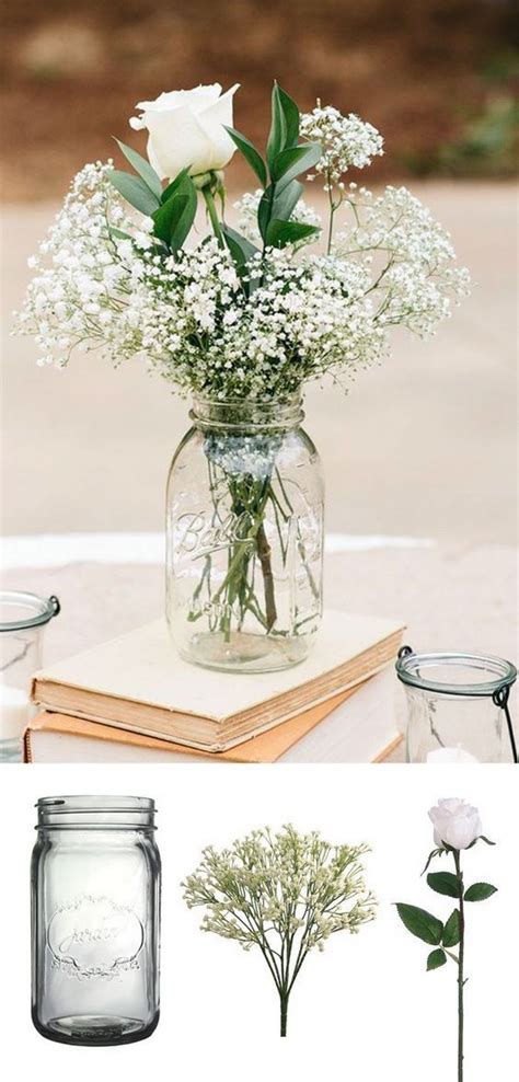 18 Gorgeous Mason Jars Wedding Centerpiece Ideas for Your Big Day