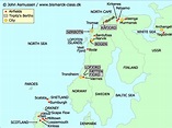 Map of Tirpitz area of operations Alfred Von Tirpitz, Croiseur Lourd ...