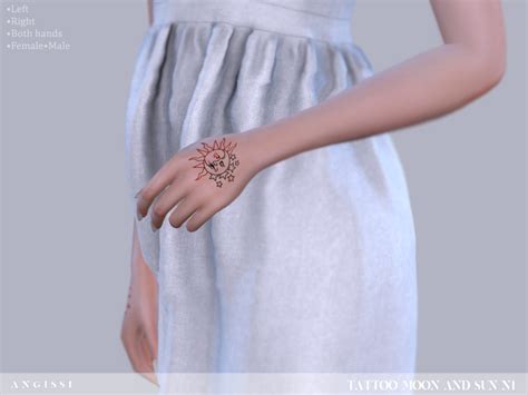The Sims Resource Tattoo Moon And Sun N1