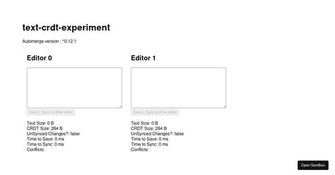 Text Crdt Experiment Codesandbox