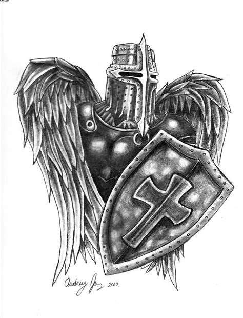 27 Warrior Angel Tattoos Designs Images And Ideas