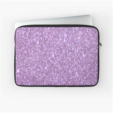 Lilac Glitter Laptop Sleeve For Sale By Hypercore Redbubble