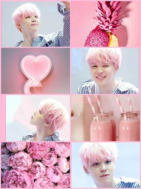 Light Pink Aesthetic Jimin Aesthetic Wallpaper Wallpaper Aesthetic