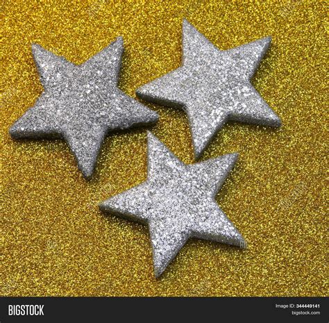 Three Big Silver Stars Image And Photo Free Trial Bigstock