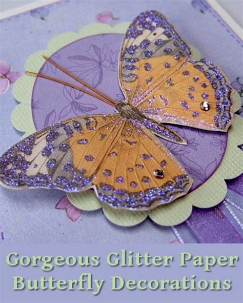 Go ahead and prepare the simple things you will need for this diy butterfly wall decor and have some fun while making it! Gorgeous Glitter Paper Butterfly Decorations | FeltMagnet