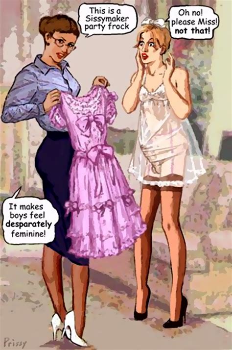 Mistress Feminizing Sissy With A Pink Dress Mistresskiara