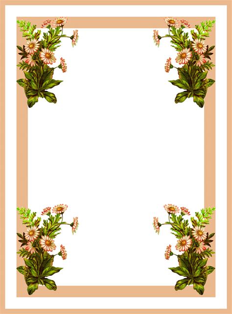 Flower Frame Border Design