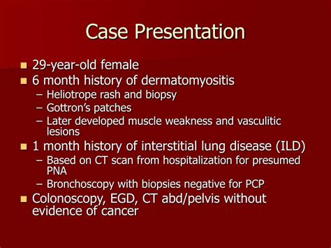 Ppt Dermatomyositis Complicated By Pneumomediastinum And Subcutaneous