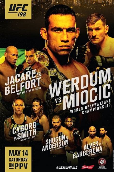 Check spelling or type a new query. UFC 198 Fight Card - Main Card & Prelims Lineup