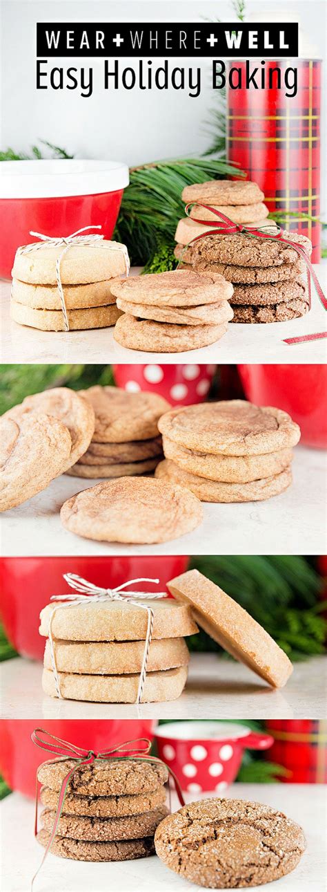 Find easy christmas cookie recipes for healthy molasses cookies, whole grain sugar cookies, peppermint cookies, and more at cooking light. Wear + Where + Well : who has time for complicated recipes ...