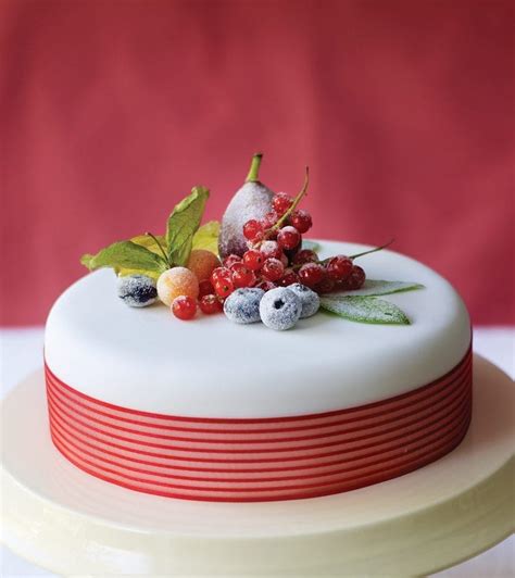 Cake Decoration With Fruits