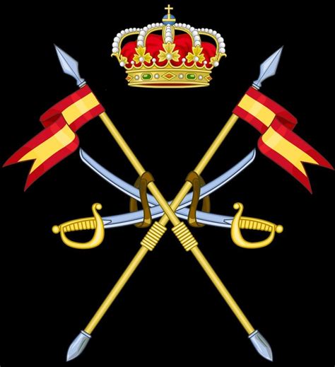 e et emblema de la caballería insignias militares fuerzas armadas de españa escudo de