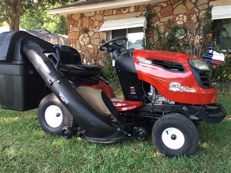 Craftsman Dys 4500 Riding Lawn Mower 42 With Bagger System For Sale In