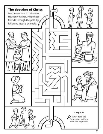 Love one another lds colouring sheets. Doctrine of Christ