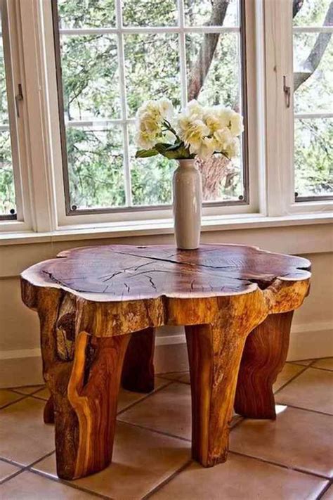 Wonderful Tree Stump Furniture Ideas70 Log Furniture Woodworking