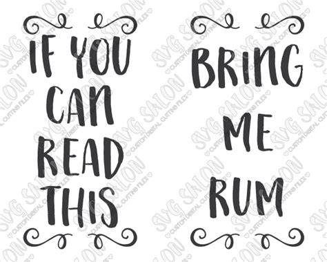 This guide is show step by step to install cacti latest version (1.2.12) on ubuntu 20.04 lts. If You Can Read This Bring Me Rum Cut File Set in SVG, EPS ...