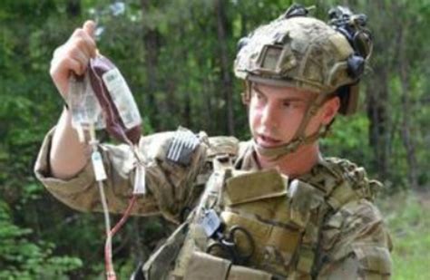 Asbps Low Titer Type O Whole Blood Helps Save Lives On The Battlefield