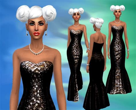5 Party Dresses Sims 4 Female Clothes