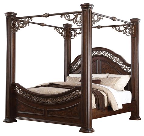 Home Insights Pantheon King Canopy Bed Royal Furniture Canopy Beds