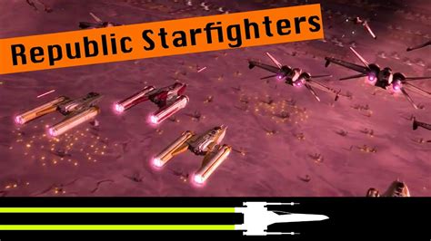 A Guide To Republic Starfighters Star Wars Canon Lore Youtube