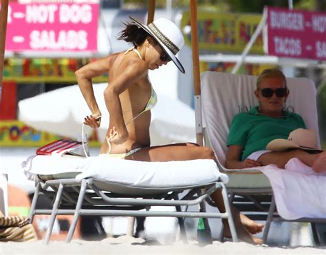 Eva Longoria Shows Her Ass And Cameltoe While Tanning Topless At The Beach In Mi Porn Pictures