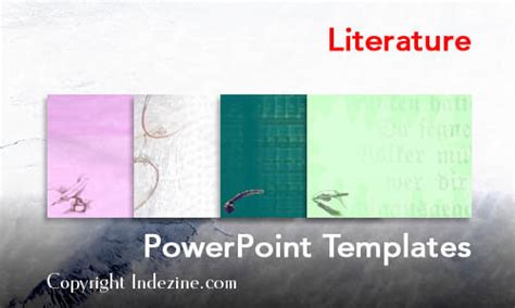 Literature Powerpoint Templates