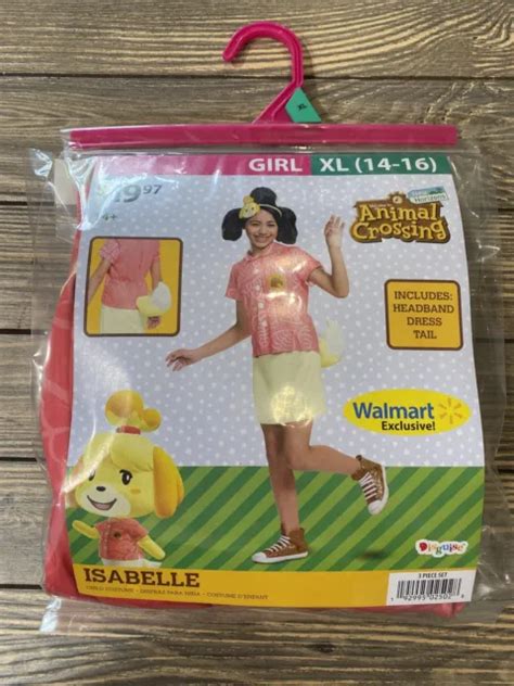Disguise Animal Crossing New Horizons Isabelle Costume 3 Piece Set Girl