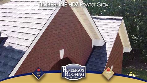 The selected shingle looks fantastic! Timberline HDZ Pewter Gray Installation in Florence ...