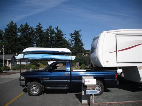Home Made Solution For Hauling Kayaks With A 5th Wheel Camper Kayak