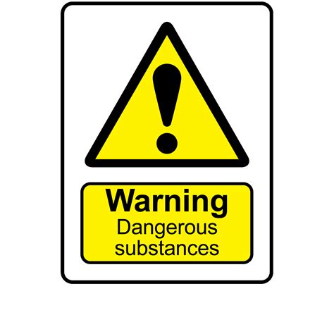 Buy Warning Dangerous Substances Labels Danger And Warning Stickers