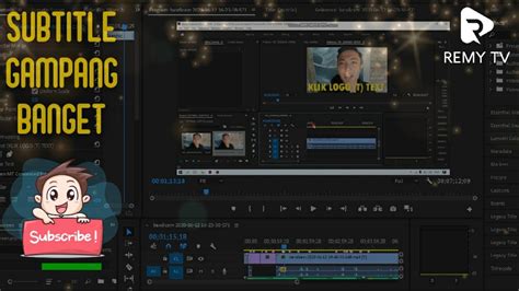 Comment below!the version i'm using in the video is cc. TUTORIAL MEMBUAT SUBTITLE DI ADOBE PREMIERE PRO - YouTube