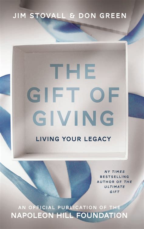 The T Of Giving Living Your Legacy Napoleon Hill Foundation