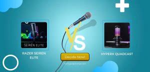 Razer Seiren Elite Vs Hyperx Quadcast Gadget Verge