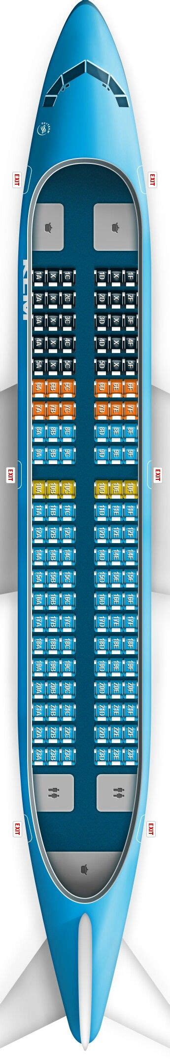 Klm 737 700 Seat Map Klm Airlines Airline Seats Klm Royal Dutch