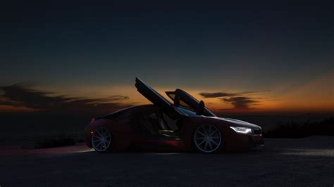 3840x2160 Sports Car Sunset By Beach 5k 4k Hd 4k Wallpapers Images