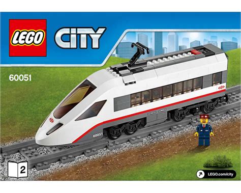 Lego Set 60051 1 S3 High Speed Train 2014 City Trains Rebrickable
