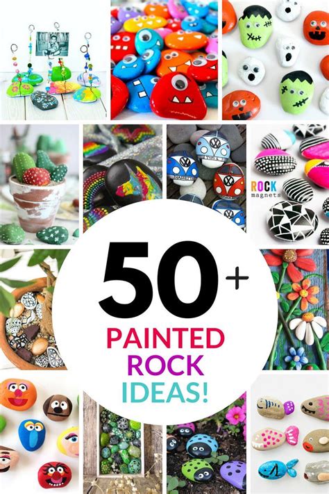 50 Super Fun And Creative Rock Painting Ideas Smart Fun Diy