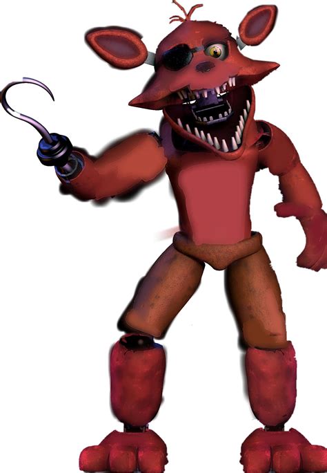 Fixed Withered Foxy Render By Toasted912 Rfivenightsatfreddys