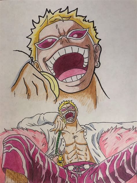 Doflamingo Drawing I Did A While Back Ronepiece