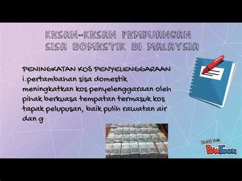 Perkembangan perkhimatan perkapalan juga meninggalkan kesan negatif kepada alam sekitar apabila berlaku tumpahan minyak di perairan laut atau di pelabuhan. Kesan Pembuangan Sisa Domestik Geografi Tingkatan 1