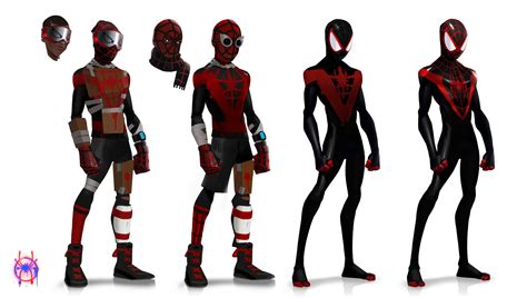 Spider Man Into The Spider Verse Concept Art By Florent Auguy