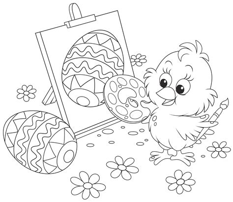 20 Cutest EASTER Coloring Pages Printable Annie Baby Monitor Easter