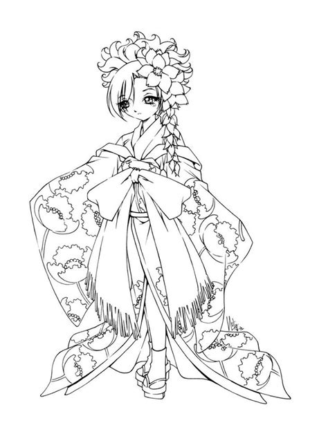 Anime Unicorn Girl Coloring Pages Coloring Pages