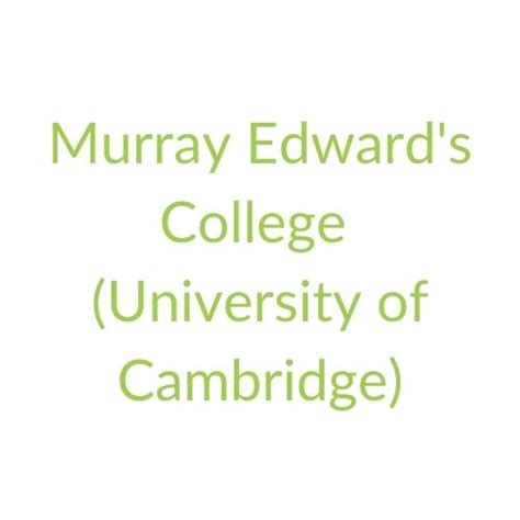 Murray Edwards College University Of Cambridge The Diversity Trust