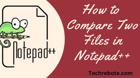 How To Compare Two File In Notepad Tech Rebote