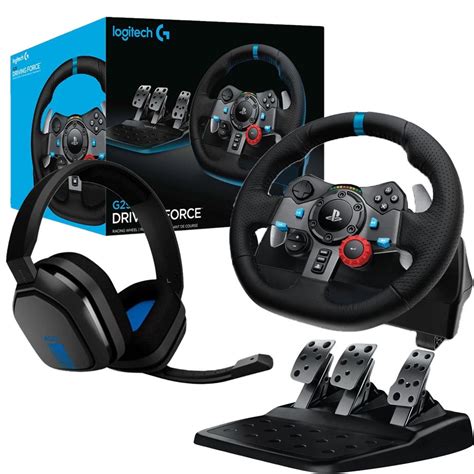 Kit Volante Logitech G29 Driving Force Headset Astro Gaming A10 Ps5
