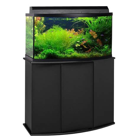 Aquatic Fundamentals 26 Gallon Bowfront Aquarium Stand - Aquarium Views
