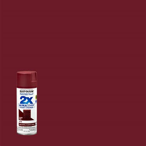 Have A Question About Rust Oleum Painters Touch 2x 12 Oz Satin Claret