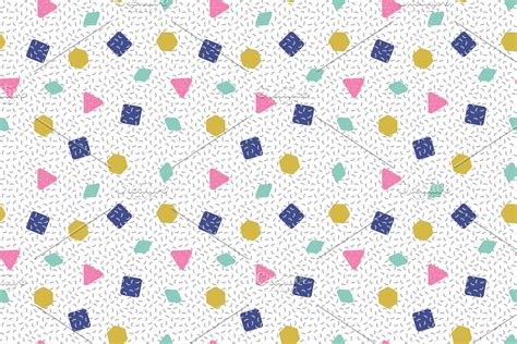 Colorful Seamless Trendy Patterns Creative Market