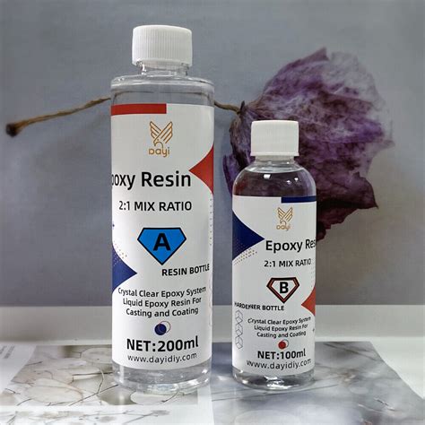 21 Crystal Clear Resin Kit Casting Resin Epoxy Resin 300ml Making Kit